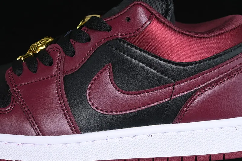 All categories Air Jordan Jordan series basketball shoes Air Jordan 1 Low Air Jordan 1 Low AJ1 Joe 1 black wine red metal flying wings DB6491-600